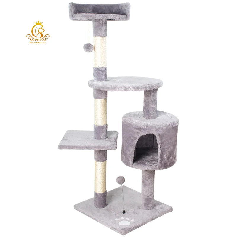 Modern Wooden Cat Towe