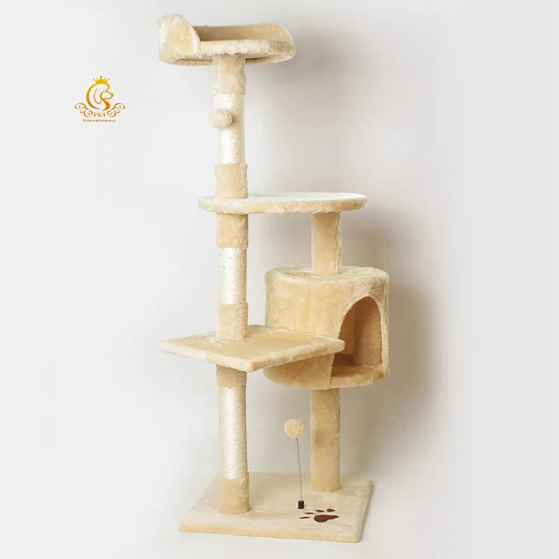 Modern Wooden Cat Towe