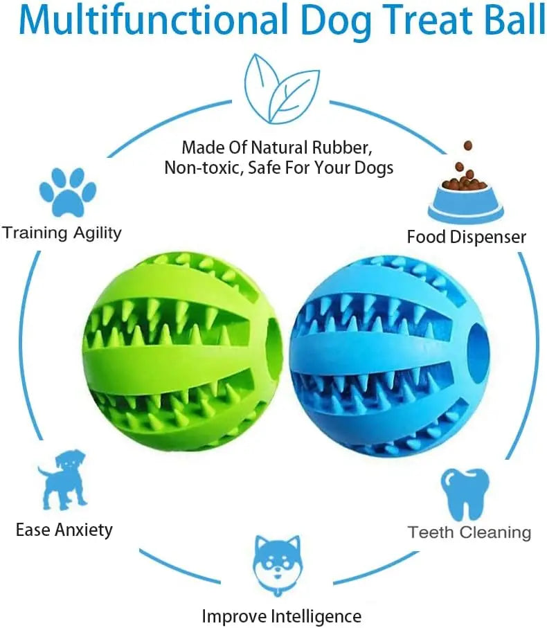Natural Rubber Dog Chew Ball