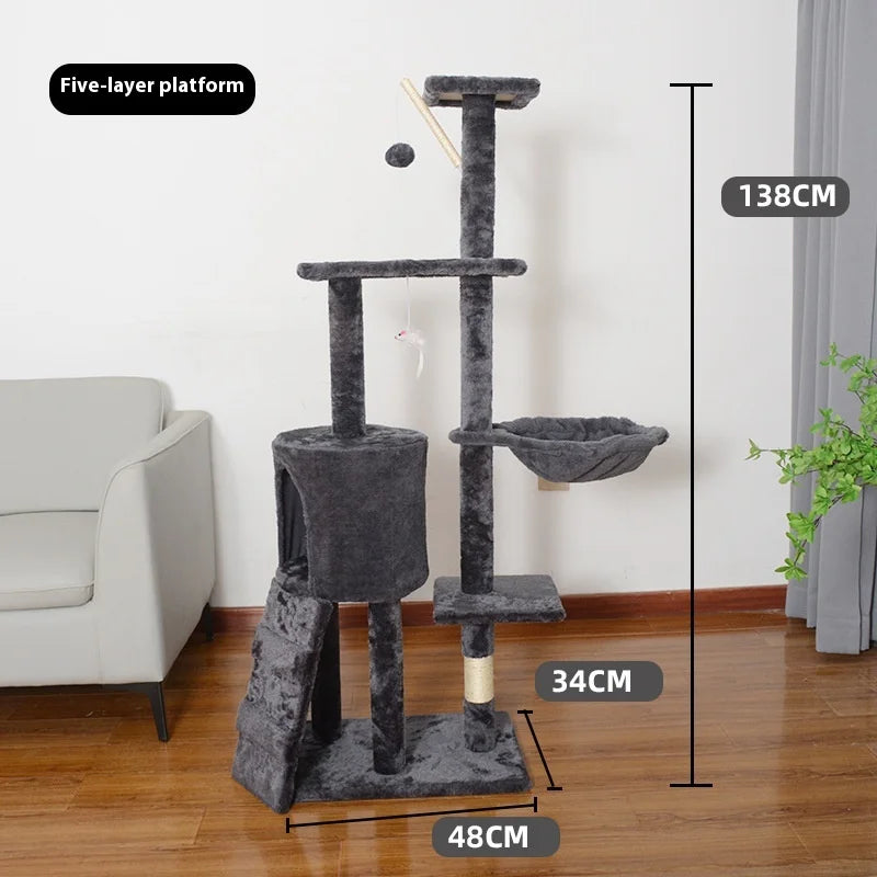 Large Wooden Cat Tree