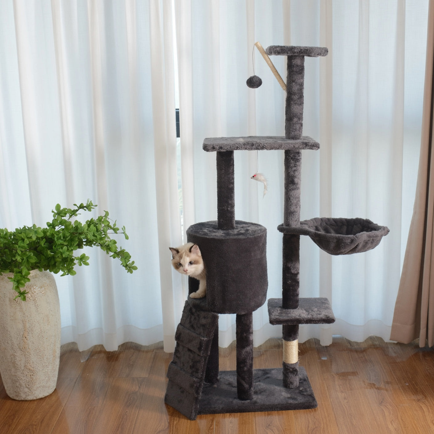 Grote Houten Kattenboom