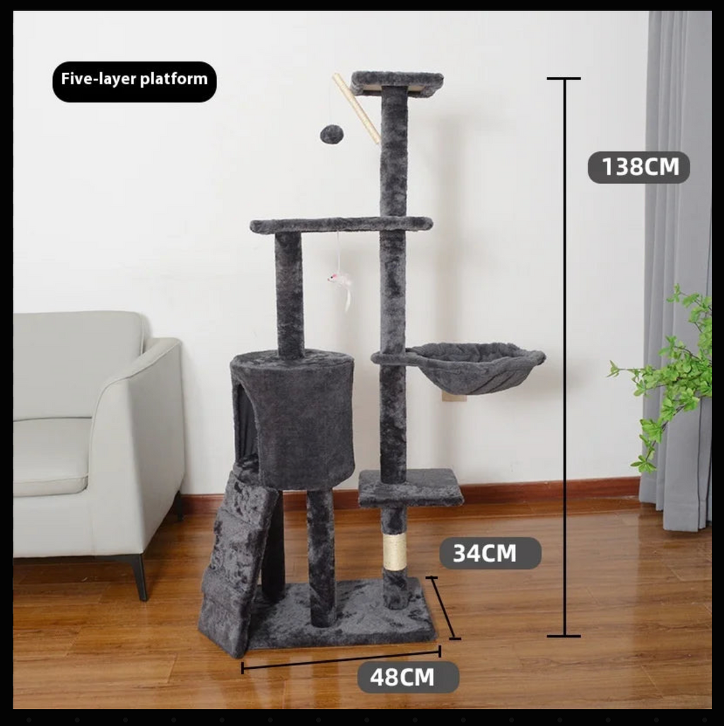 Grote Houten Kattenboom