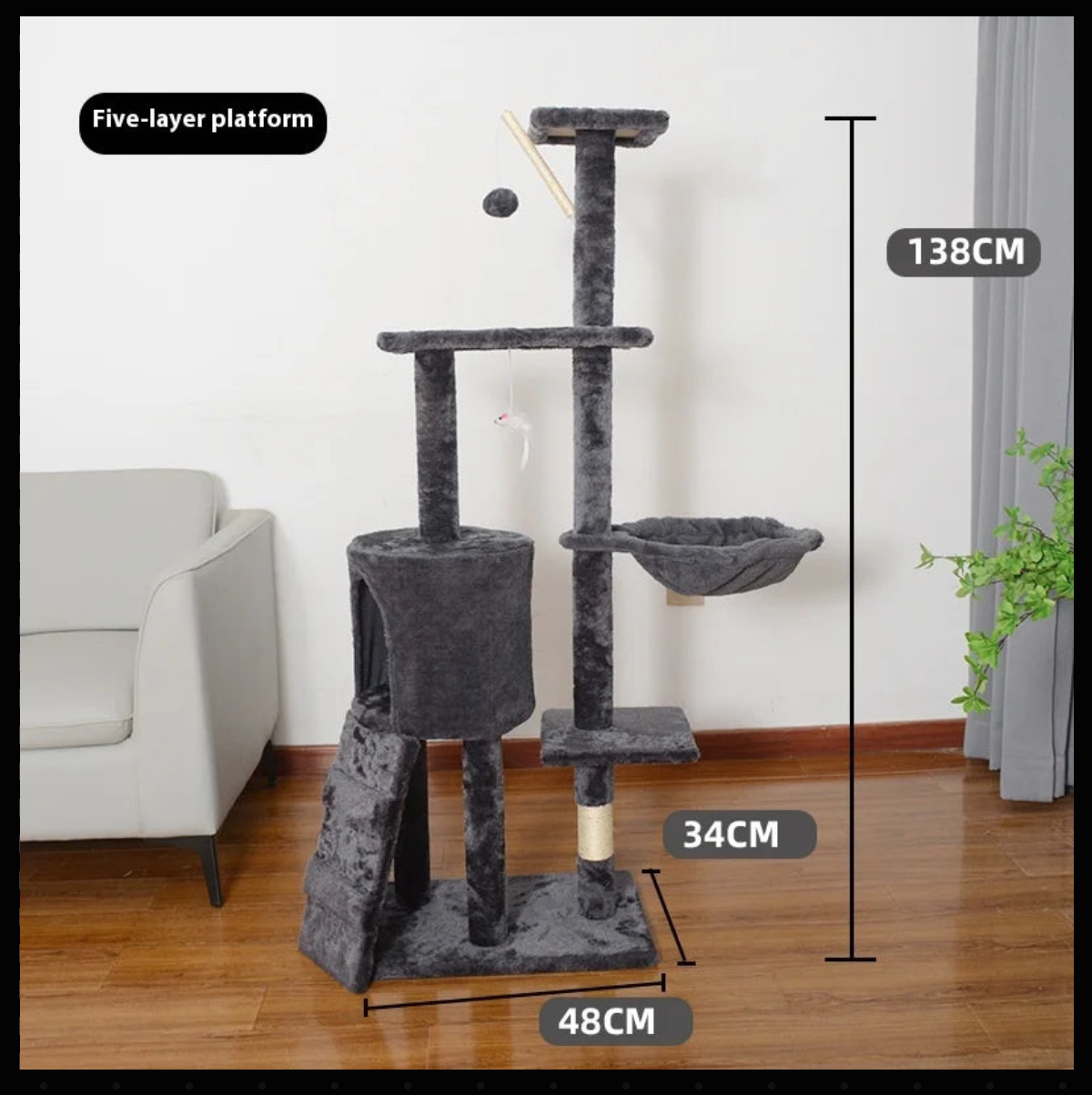 Grote Houten Kattenboom