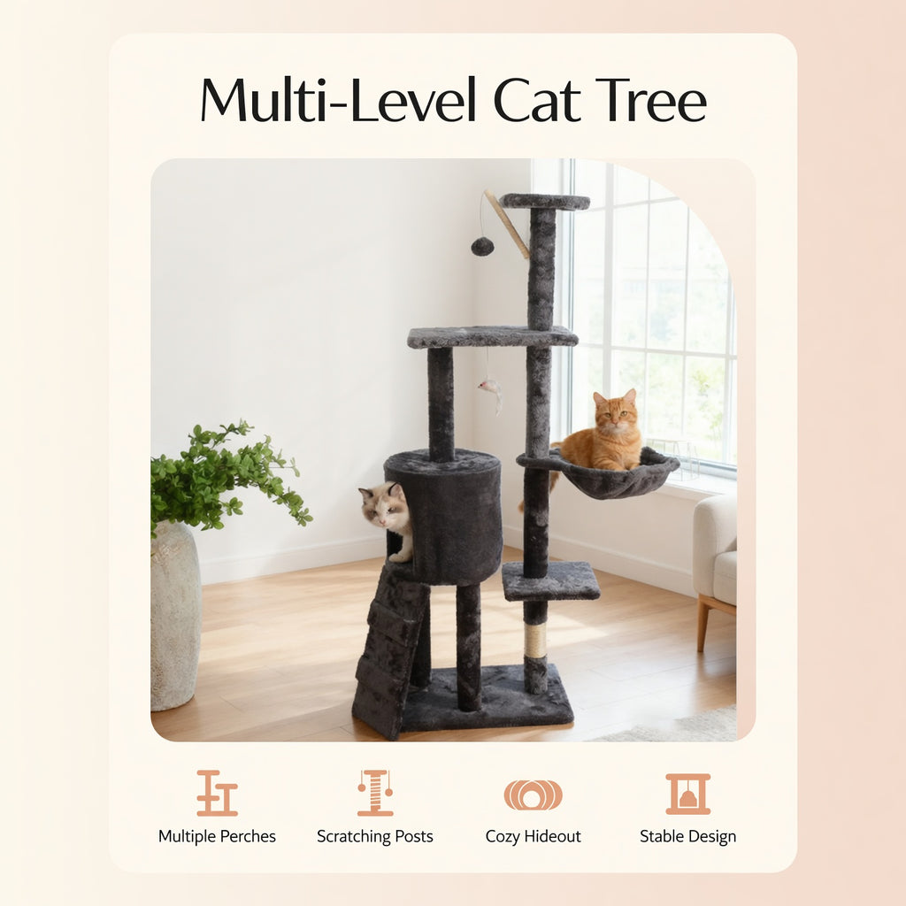 Large Wooden Cat Tree