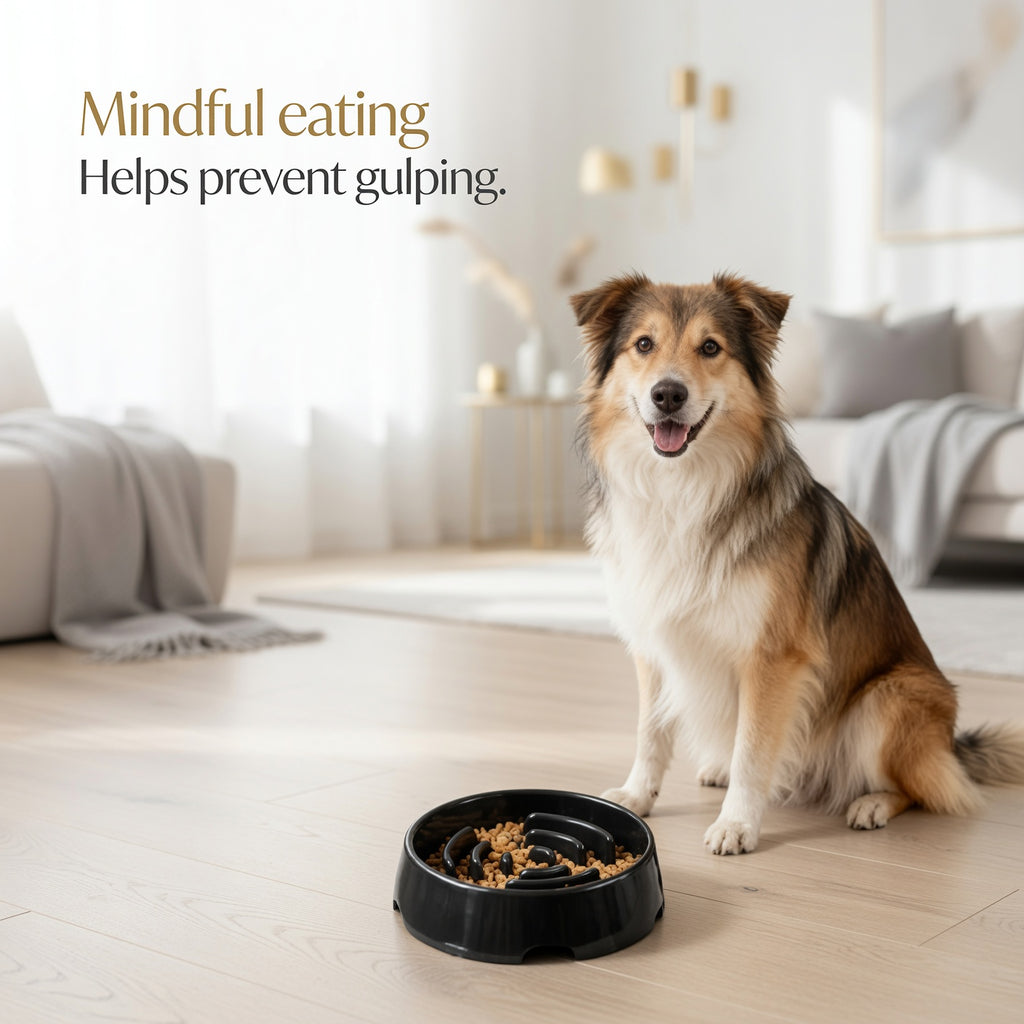 Eco-Friendly Silicone Slow Feeder Dog Bowl