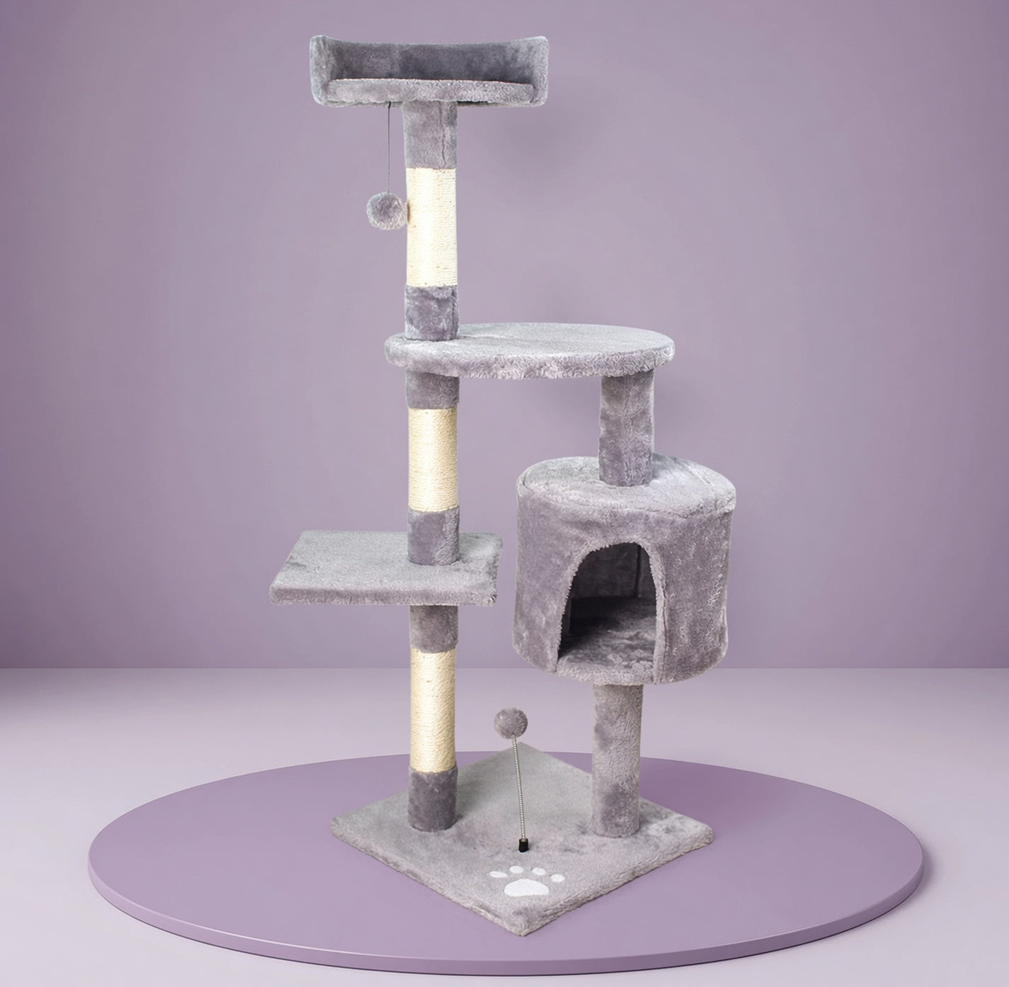Modern Wooden Cat Tower