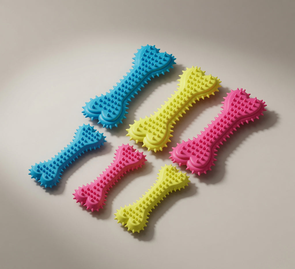Eco-Friendly TPR Rubber Dog Chew Sticks