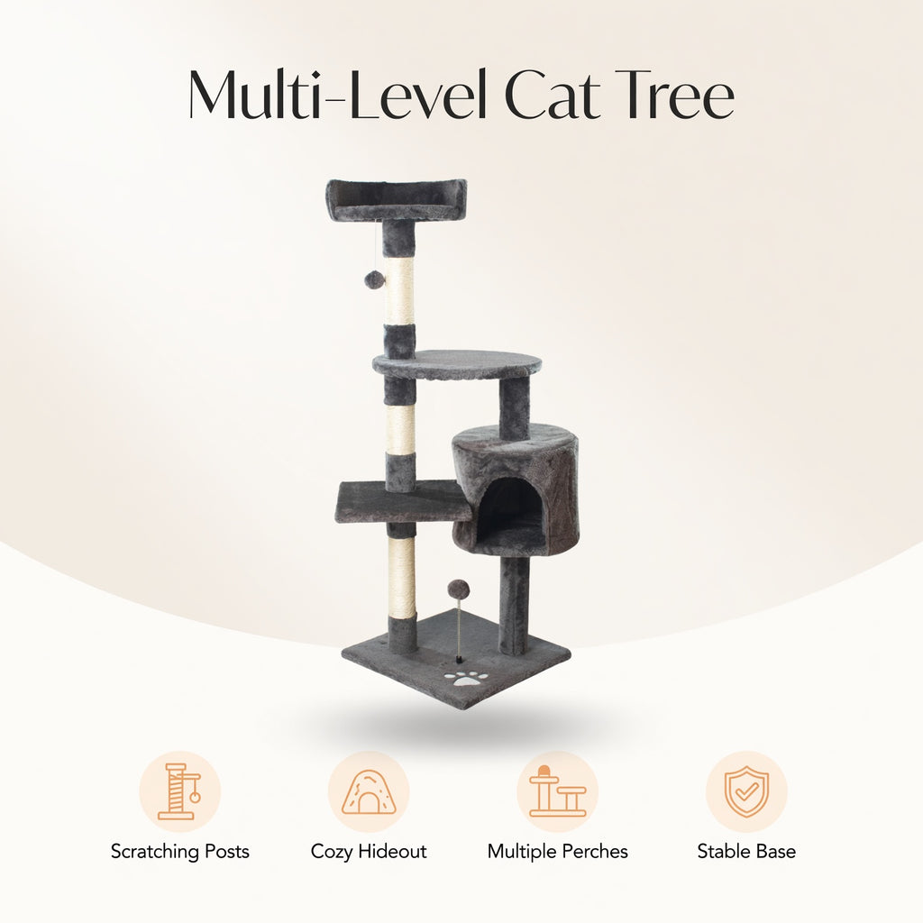 Modern Wooden Cat Towe